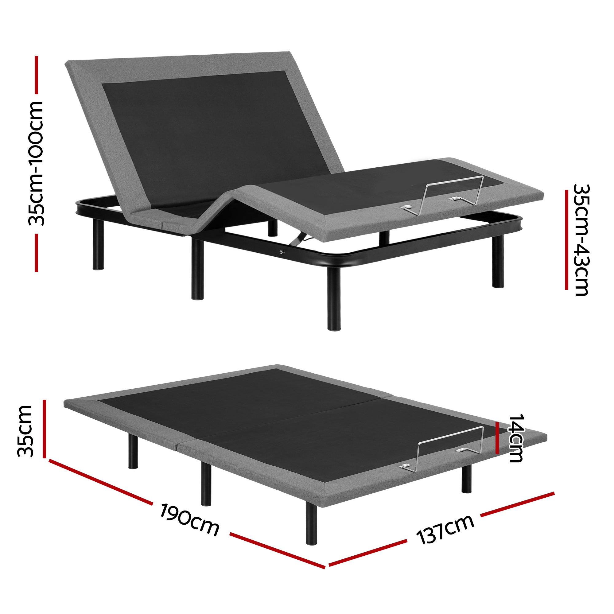 Artiss Double Electric Adjustable Bed Frame – Wonder Shop Double Electric Bed Frame