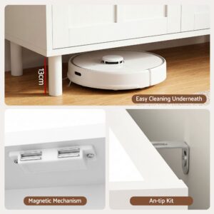 Artiss Shoe Rack Cabinet | Adjustable White Storage – Wonder Shop Shoe Rack Cabinet