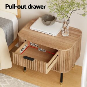 Artiss Bedside Table 2 Drawers