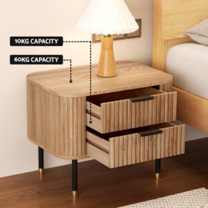 Artiss Bedside Table 2 Drawers