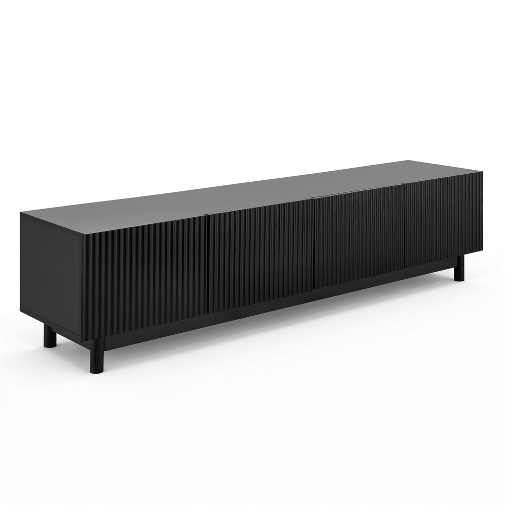 Artiss Tv Unit Entertainment Unit 180Cm Black Storage – Wonder Shop Artiss Tv Unit Entertainment Unit 180Cm Black Storage - Image 4