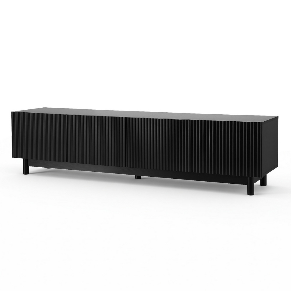 Artiss Tv Unit Entertainment Unit 180Cm Black Storage – Wonder Shop Artiss Tv Unit Entertainment Unit 180Cm Black Storage - Image 8