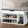 Artiss Shoe Rack Bench White | Stylish Entryway Storage – Wonder Shop Shoe Rack Bench