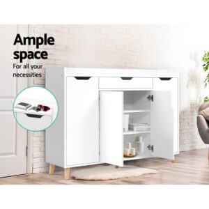 Artiss Shoe Rack Cabinet | 26 Pairs Adjustable White – Wonder Shop Shoe Rack Cabinet