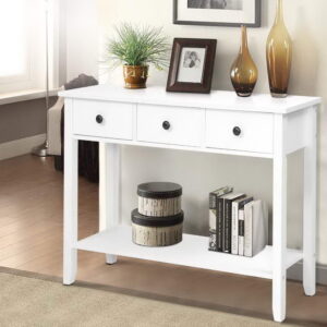 White Console Table