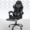 Artiss Grey Massage Gaming Chair With Footrest – Wonder Shop Massage Gaming Chair