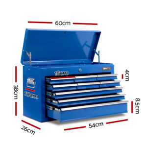 Giantz 9 Drawer Tool Box Chest Garage Storage Organiser Blue – Wonder Shop Giantz 9 Drawer Tool Box Chest Garage Storage Organiser Blue Product Image Wonder Shop