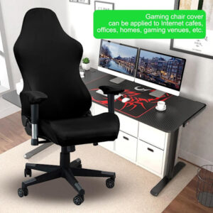 Gaming Chair Cover | Black Stretch With Armrests – Wonder Shop Gaming Chair Cover