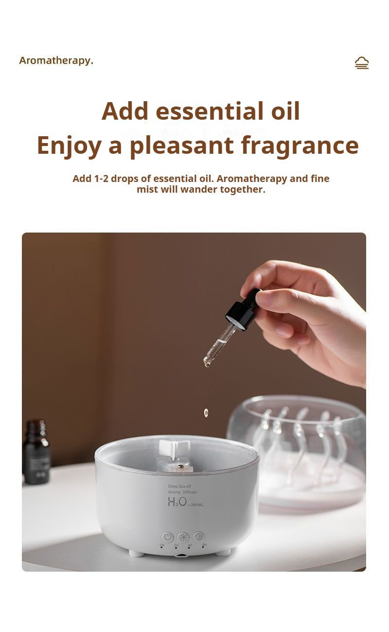 Aromatherapy Diffuser Black – Wonder Shop Aromatherapy Diffuser Black - Image 2