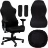 Black Gaming Chair Cover With Armrests | Washable Stretch – Wonder Shop Gaming Chair Cover