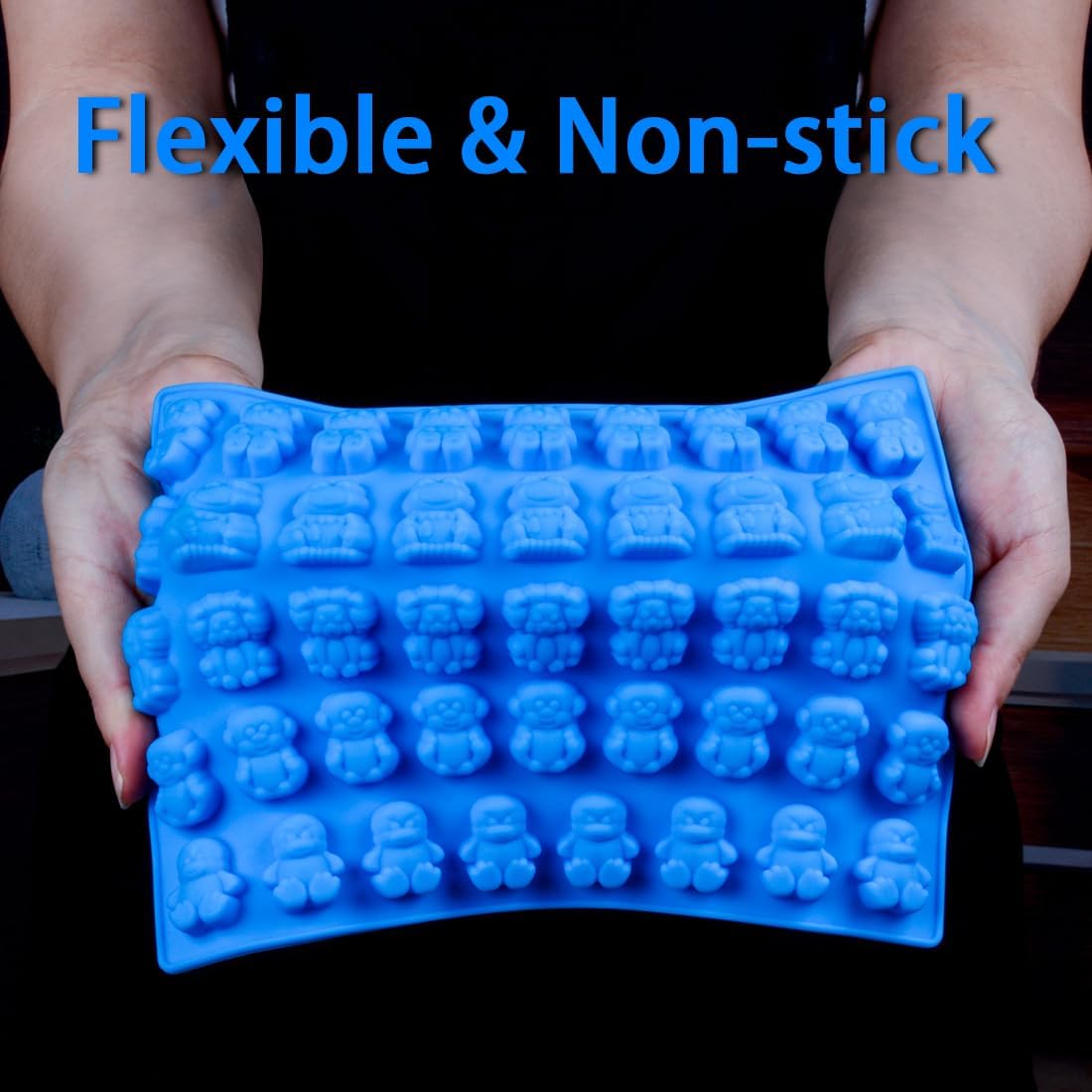 Silicone Candy Gummy Bear Molds Animal Tray 4 Pack – Wonder Shop Silicone Candy Gummy Bear Molds Animal Tray 4 Pack - Image 4
