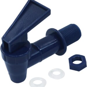 4 Pcs Replacement Cooler Faucet, Bpa Free Water Dispenser Tap Reusable Spigot Spout, Beverage Lever Pour Dispenser Valve For Water Jug/Ceramic Crock(Dark Blue) Product Image Wonder Shop