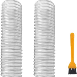 Replacement Lower Nozzle Hose for Shark Rotator NV752 NV751 NV340 NV400 NV501 NV502 NV552 NV650 UV795 Vacuum Cleaner Floor Lower Nozzle Hose Replacements Parts 7" x 1.32" 2PCS