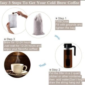 Yql Cold Brew Coffee Filter,50Pcs 6X10 Inch No Mess Cold Brew Coffee Bags Disposable Mesh Brewing Bags Tea Filter Bag For Cold Brew Coffee Or Tea(4X6/8X12Inch Available) – Wonder Shop Yql Cold Brew Coffee Filter,50Pcs 6X10 Inch No Mess Cold Brew Coffee Bags Disposable Mesh Brewing Bags Tea Filter Bag For Cold Brew Coffee Or Tea(4X6/8X12Inch Available) Product Image Wonder Shop