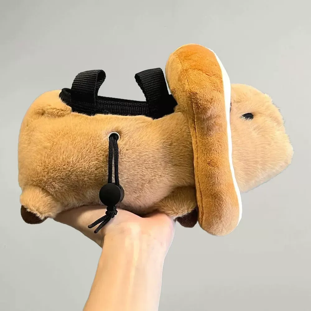 Bread Capybara Chalk Bag Rock Climbing Equipment – Wonder Shop Bread Capybara Chalk Bag Rock Climbing Equipment - Image 2