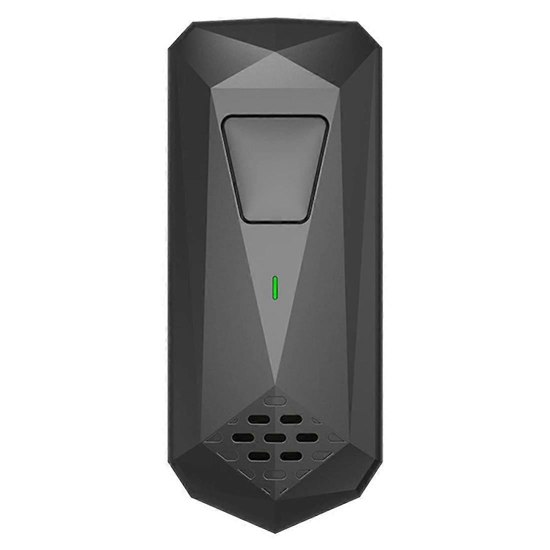 Plug In Mini Air Purifier Portable Filterless Ioniser – Wonder Shop Plug In Mini Air Purifier Portable Filterless Ioniser In Matte Black Front View