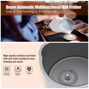 4-In-1 Electric Milk Frother 350Ml For Coffee – Wonder Shop Electric Milk Frother
