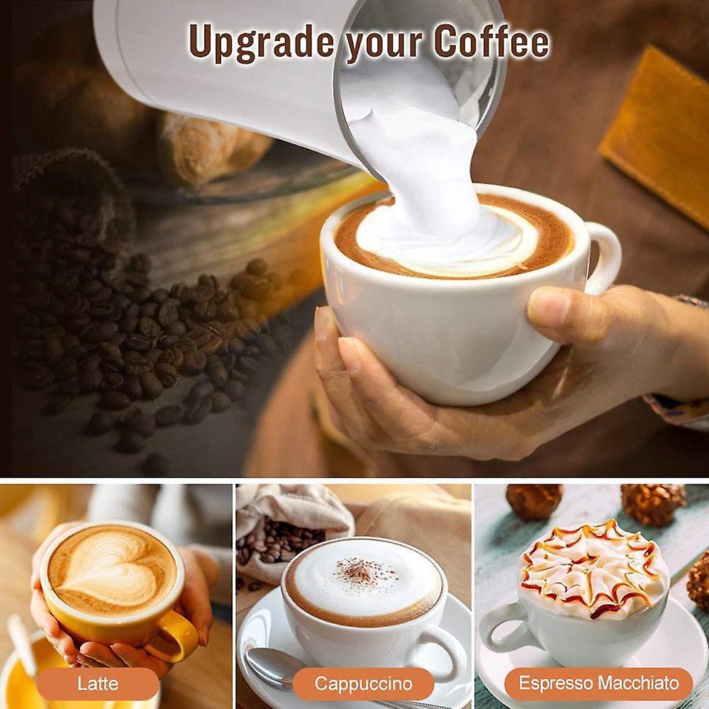 4-In-1 Electric Milk Frother 350Ml For Coffee – Wonder Shop Electric Milk Frother