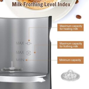 4-In-1 Electric Milk Frother 350Ml For Coffee – Wonder Shop Electric Milk Frother