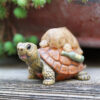 Drunk Bunny And Turtle Animal Resin Sculpture For Balcony And Flower Pots Product Image Wonder Shop