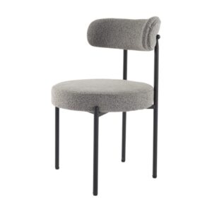 Plush Boucle Elsa Dining Chairs - Slate Grey – Wonder Shop Elsa Dining Chairs