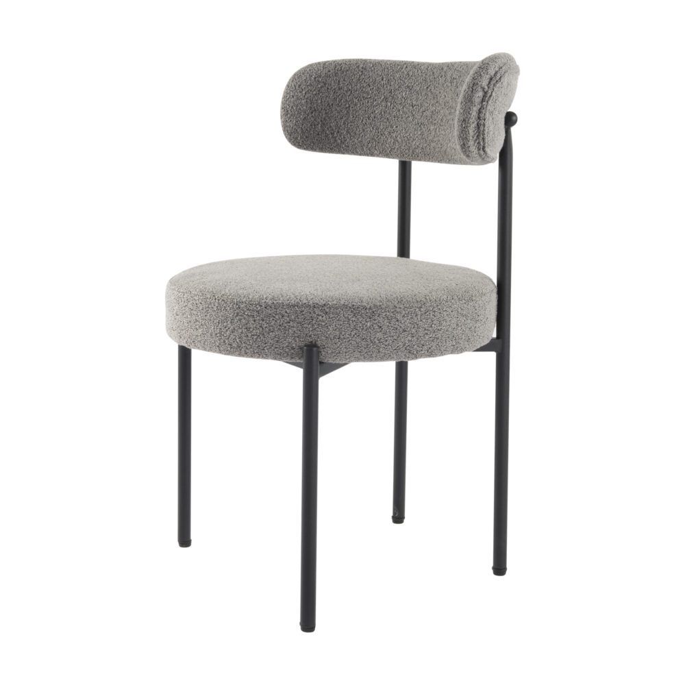 Plush Boucle Elsa Dining Chairs - Slate Grey – Wonder Shop Elsa Dining Chairs