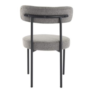 Plush Boucle Elsa Dining Chairs - Slate Grey – Wonder Shop Elsa Dining Chairs