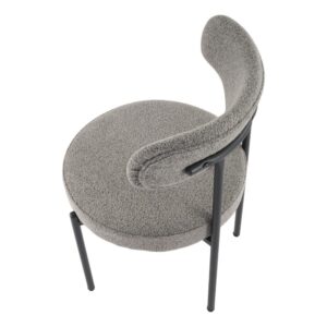 Plush Boucle Elsa Dining Chairs - Slate Grey – Wonder Shop Elsa Dining Chairs