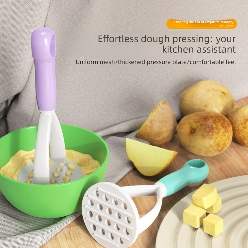 3-Pack Blue,Green And Purple Manual Potato Masher - Baby Food Maker &Amp; Vegetable Ricer With Reinforced Arch Design, Durable Pp Kitchen Tool For Mashing Potatoes, Sweet Potatoes, And Fruits – Wonder Shop 3-Pack Blue,Green And Purple Manual Potato Masher - Baby Food Maker &Amp; Vegetable Ricer With Reinforced Arch Design, Durable Pp Kitchen Tool For Mashing Potatoes, Sweet Potatoes, And Fruits - Image 6