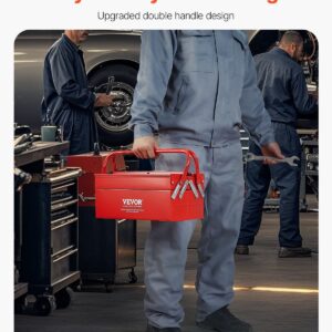Cantilever Metal Tool Box 14 Inch Folding Organiser Red – Wonder Shop Cantilever Metal Tool Box 14 Inch Folding Organiser Red Product Image Wonder Shop
