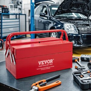 Cantilever Metal Tool Box 14 Inch Folding Organiser Red – Wonder Shop Cantilever Metal Tool Box 14 Inch Folding Organiser Red Product Image Wonder Shop